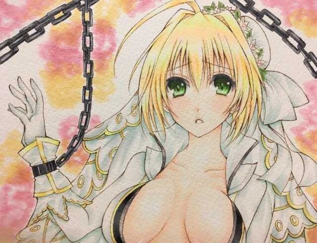 自作イラスト Fate Extra Ccc セイバー ブライド 新品 中古の 自作イラスト Fate Extra Ccc セイバー ブライド 新品 中古の