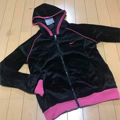 新品◆ナイキ NIKE◆ベロア ジップアップパーカー◆L